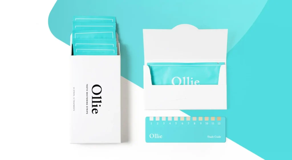 ollie whitening strips for whiter teeth