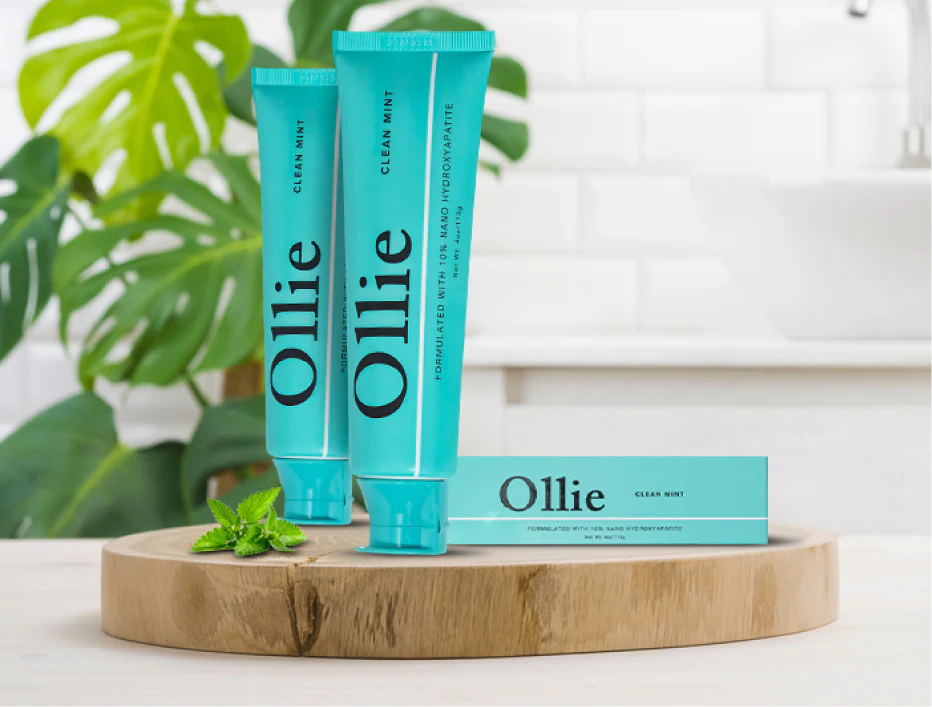 ollie toothpaste with hydroxyapatite