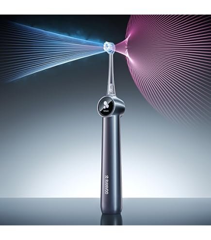 Soocas NEOS II violet hybrid toothbrush and flosser