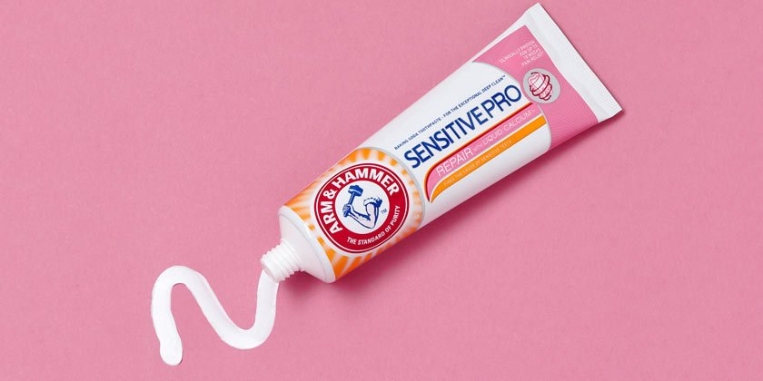 arm & hammer toothpaste tube for sensitive teeth