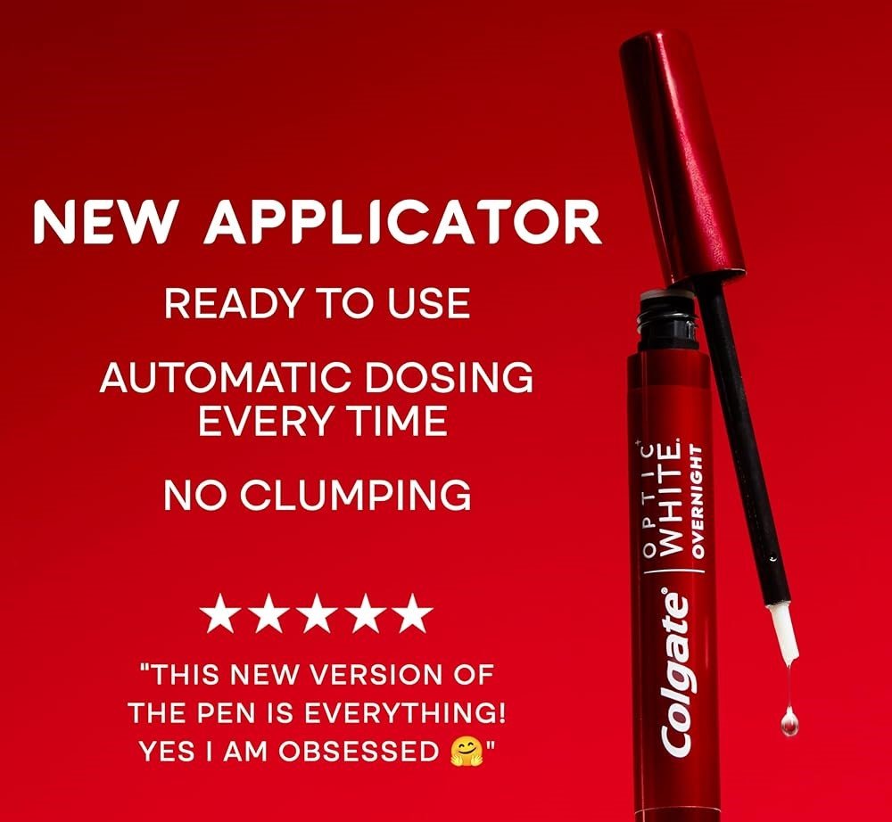 colgate optic white pen for overnight whitening