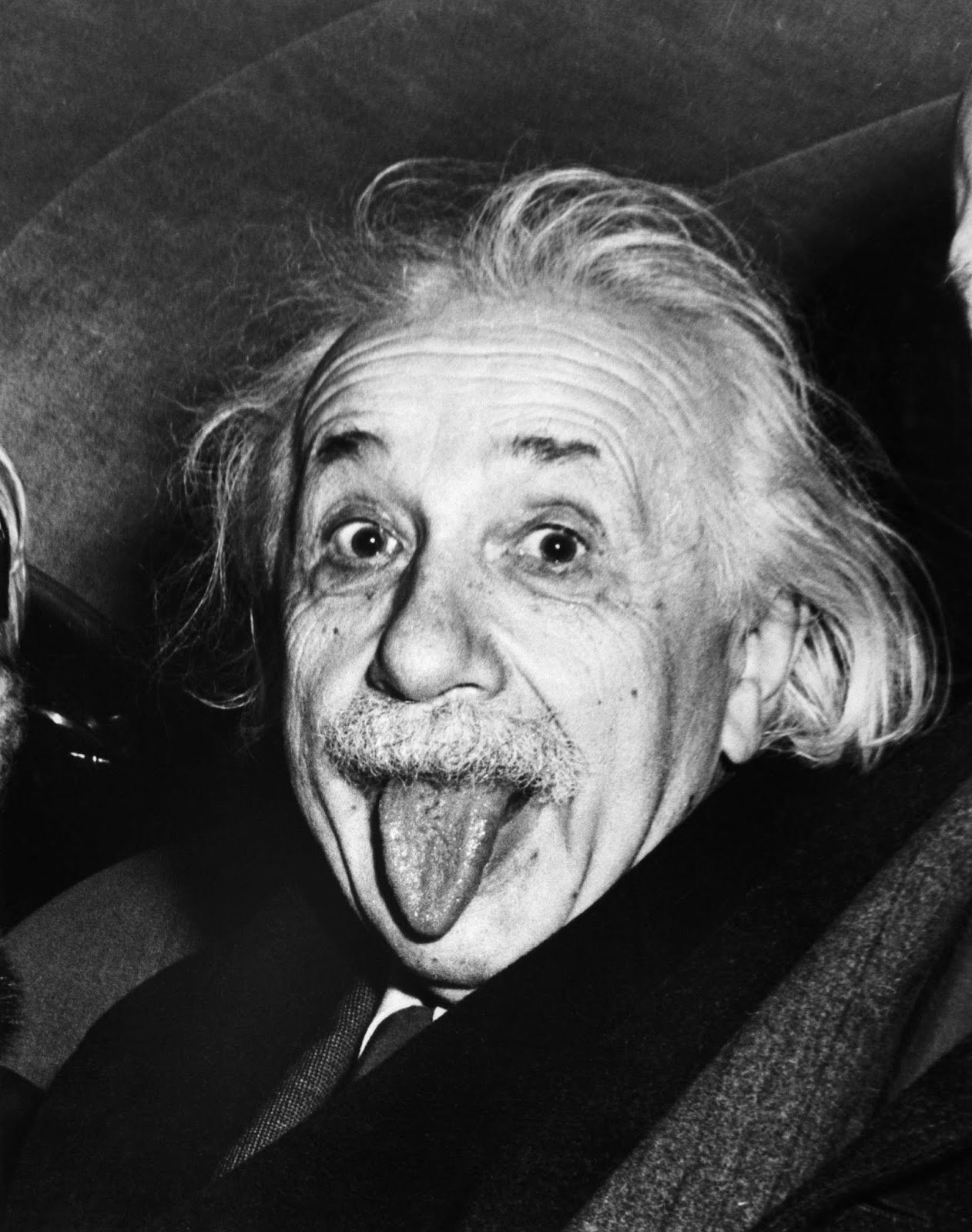 einstein tongue scrapers photo, with a clean tongue for an enhanced intelligence.