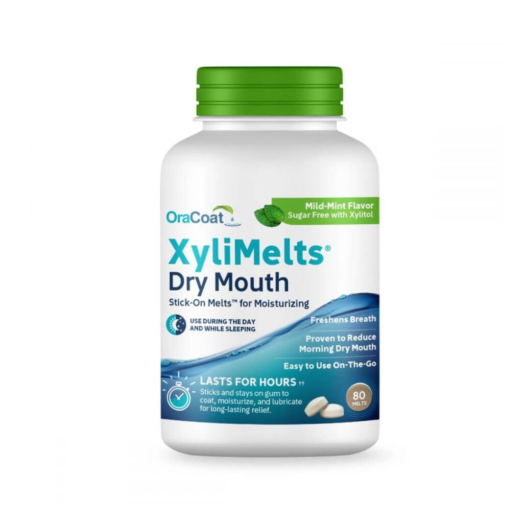 Oracoat Xylimelts, best spray alternative for dry mouth.