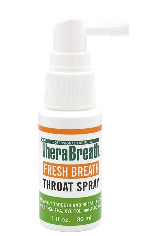 TheraBreath Dry Mouth Oral Spray bottle in 30ml capacity