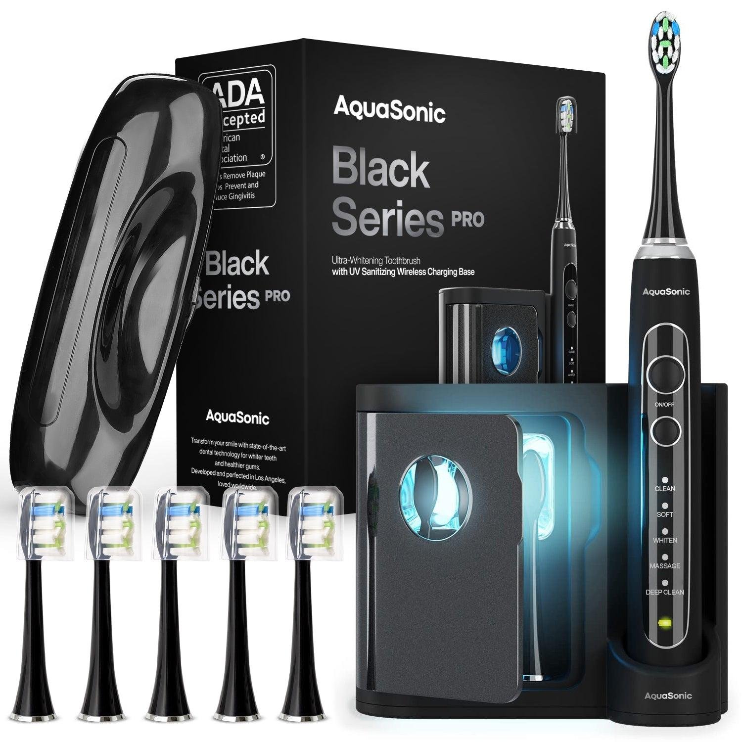 aquasonic black series pro toothbrush