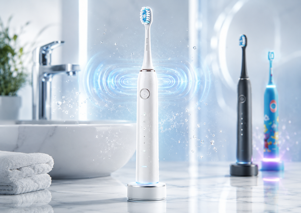 Best electric toothbrushes for 2026 featuring premium sonic, charcoal and colorful kids’ electric toothbrush designs